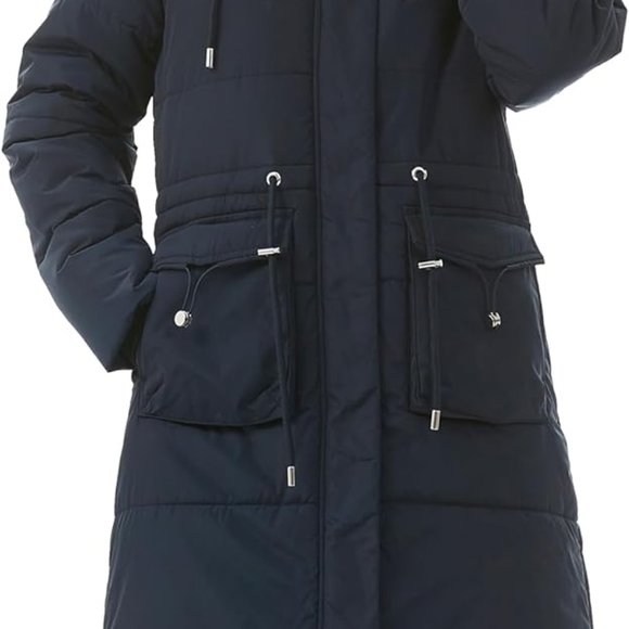 Women's Long Winter Puffer Coat‎ Waterproof Warm Maxi Down Jacket  Removable - Picture 7 of 8